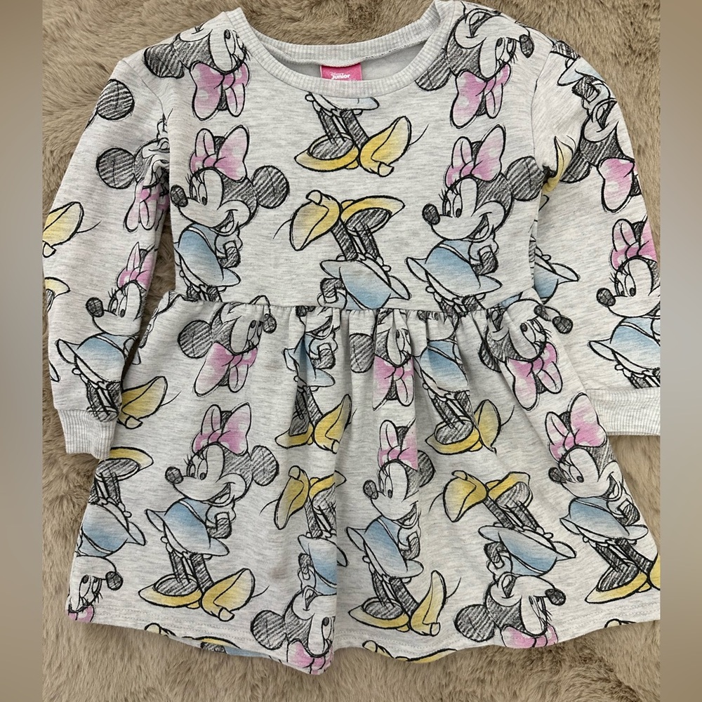 Mini mouse long sleeve winter dress 4t